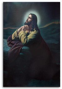 Obraz na plátně Náboženská modlitba Ježíše v zahradě - 70x100 cm