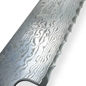 nůž na chléb a pečivo Bread 220 mm Suncraft VG-10 Black Damascus