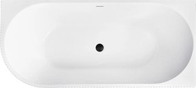 Rea Wenus, akrylová rohová vaňa 1700x800x575 mm, pravá, biela s bielou odtokovou zátkou, REA-W0130