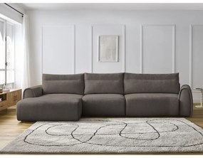 Hnedá rohová pohovka Aden – Bobochic Paris