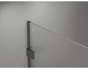 Mexen Lunar sprchová stena pravá 130 x 200 cm, 8mm číre sklo, brúsený grafit, 830-130-000-66-00-P
