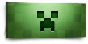 Sablio Obraz Green Blocks - 110x50 cm