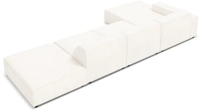 Béžová rohová pohovka z textílie bouclé (ľavý roh) Jodie – Micadoni Home