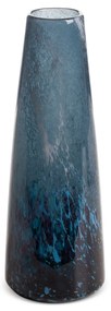 SKLENENÁ DEKORATÍVNA VÁZA LOGAN (02) (FI) 11X31 CM VIACFAREBNÁ