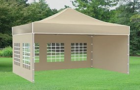 Nožnicový stan POLOPROFI PLUS 3x4,5 m béžový