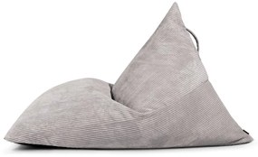 Svetlosivý menčestrový sedací vak Razzmatazz – SLOWDOWN