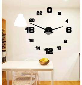 Moderné nalepovacie nástenné hodiny | 3D hodiny 12S022-Wall clock