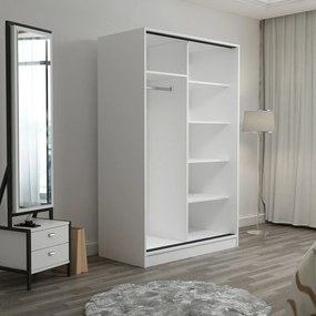 Šatníková skriňa Kalia W (biela). Akcia -17%. Vlastná spoľahlivá doprava až k Vám domov. 1121669