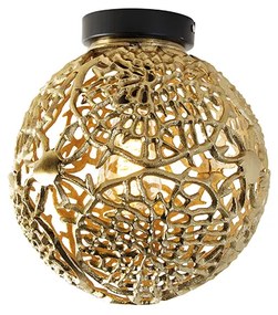 Stropné svietidlo v štýle Art Deco zlaté - Maro