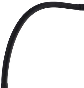 Dizajnová stolná lampa čierna vrátane LED s dotykovým stmievačom - Palka