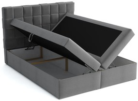 Kontinentálna posteľ Carmen Box, Rozmer postele: 140x200, Dostupné poťahy: Kronos 22