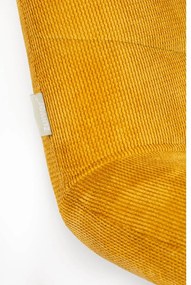 Okrovožlté zamatové kreslo Bubba – Zuiver