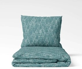 Vianočné bavlnené obliečky Zimný les, 140 x 200 cm, 70 x 90 cm