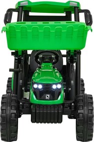 Ramiz MEGA Traktor D68 s prívesom zelený