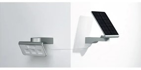 STEINEL 671013 - Solárna LED-reflektor XSolar L-S 1,2W/LED strieborná IP44