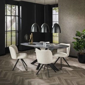 Jedálenský stôl 56-47 Danish Ovál 180x90cm  - Komfort-nábytok