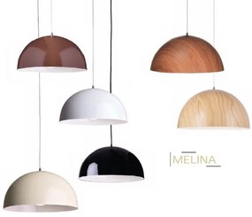 ACA DECOR Závesné stropné svietidlo MELINA max. 60W/E27/230V/IP20, krémové biele