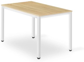 Dekorstudio Jedálenský stôl TESSA 120cm x 60cm - dub/biele nohy