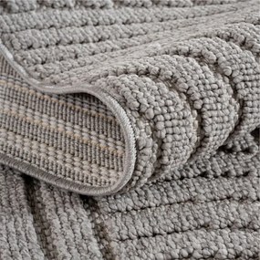 Koberec Helix geometrický, sivý