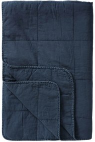 Ib Laursen Prešívaný prehoz Indigo 130 × 180 cm