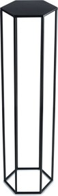 STOJAN NA KVETINÁČ HEXA 100X24X28 CM ČIERNA