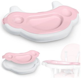 Podnos Ricokids Sinco na vysokú stoličku - ružový