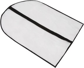 Arte Regal Látkový ochranný obal na oblečenie, biely WHITE KIPIT, 60x100cm