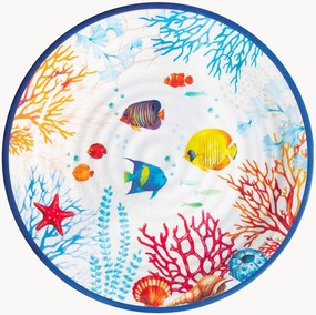 Porcelánové dezertné taniere Bora Bora, 6 ks