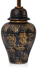 Stolná lampa 1xE27/40W/230V čierna