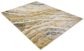 Koberec FUSION 9776 biely / žltý / krémový