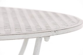 Kovový stôl GS13436802 - Biela antik