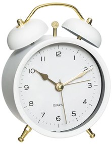 Stolné hodiny Retro, biela