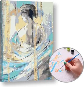 Maľovanie podľa čísel ZAHALENÁ – stredná náročnosť