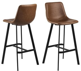 Barová stolička Oregon − hnedá 103 × 46,5 × 50 cm ACTONA