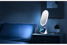 Immax 08970L - LED Stmievateľné zrkadielko s bezdrôtovým nabíjaním LED/18W/230V