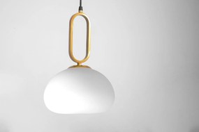 Toolight Tutumi, závesné svietidlo 1xE27 APP1073-1CP, zlatá, OSW-00678