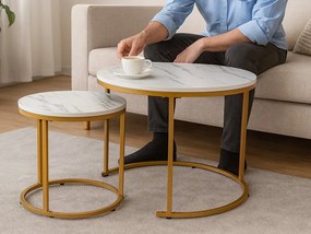 CH Konferenčné stolíky Paula - biela