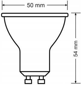 LED žiarovka Philips GU10 - 4,6 W - 390 Lm 36 ° - neutrálna biela - CorePro Premium