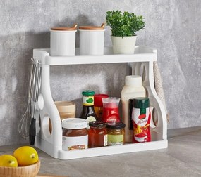 Policový kuchyňský organizér KILLI bílý