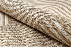 Koberec ORGANIC 1835 geometrický, krémový / naturálny