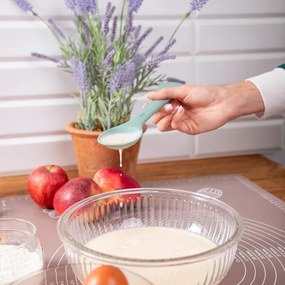 Kuchynská silikónová stierka EASY COOK tyrkysová 723636