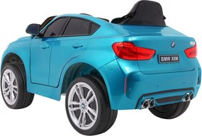 Ramiz BMW X6M Elektrické auto, SUV pre deti Modrá farba + diaľkové ovládanie