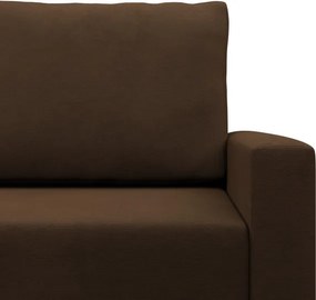 Sedacia súprava BLANK Comfort v tvare U hnedá