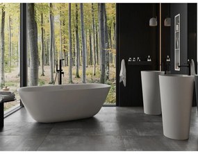Mexen Como, voľne stojaca vaňa z konglomerátu 170 x 82 cm, betónová matná, 57311708261