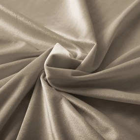 Biante Zamatový štvorcový obrus Velvet Prémium SVP-030 Sivobéžový 100x100 cm