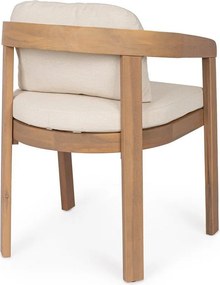 Drevená záhradná stolička v prírodnej farbe Pablo – Bizzotto