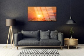 Obraz plexi Slnko nebo hora krajina 100x50 cm