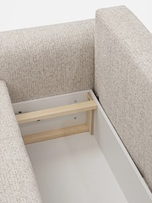 Sofa Velamo s funkciou spania - svetlá béžová szenil Bella 05