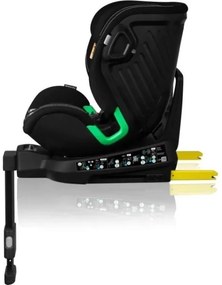 Lionelo - Autosedačka so základňou otočná HARMONY i-Size 40-150 cm čierna