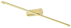 Toolight Toolight, LED nástenné svietidlo 60cm 9W 4000K APP1345-W, zlatá lesklá, OSW-02435